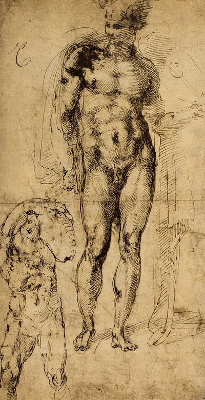 Study of Nudes by Michelangelo Buonarroti